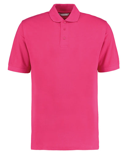 Tryck din logga på Piké från Kustom Kit - Anpassa Klassic Polo Superwash 60° i färgen Mellanrosa för företag, föreningar och privatpersoner
