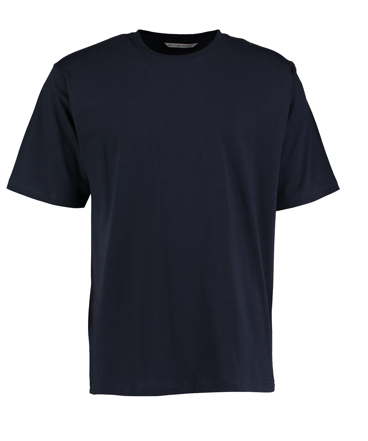 Tryck din logga på T-shirts från Kustom Kit - Anpassa Hunky superior T i färgen Marinblå för företag, föreningar och privatpersoner