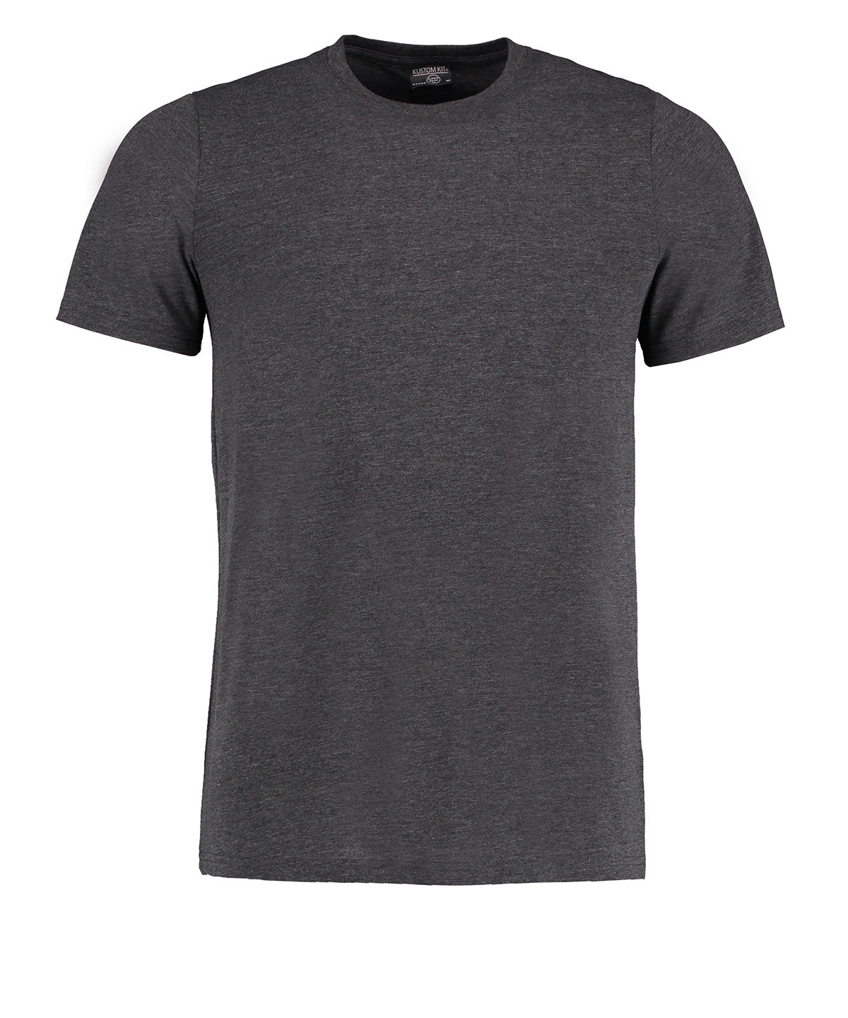 Tryck din logga på T-shirts från Kustom Kit - Anpassa Superwash 60 T‑Shirt - Herr i färgen Mörkgrå för företag, föreningar och privatpersoner