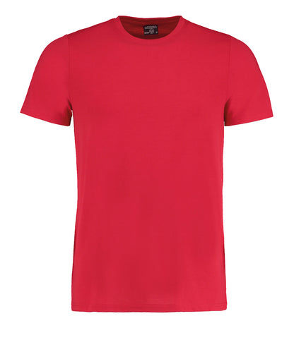 Tryck din logga på T-shirts från Kustom Kit - Anpassa Superwash 60 T‑Shirt - Herr i färgen Mellan röd för företag, föreningar och privatpersoner