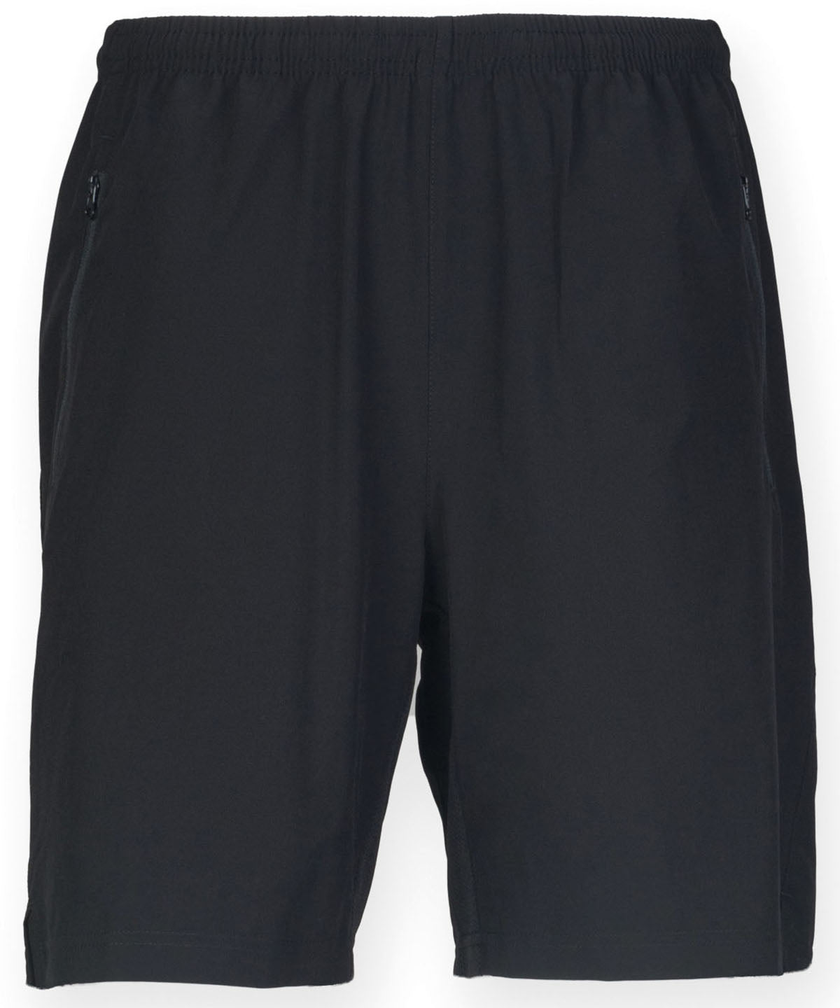 Tryck din logga på Shorts från Finden & Hales - Anpassa Pro sportshorts med stretch i färgen Svart för företag, föreningar och privatpersoner