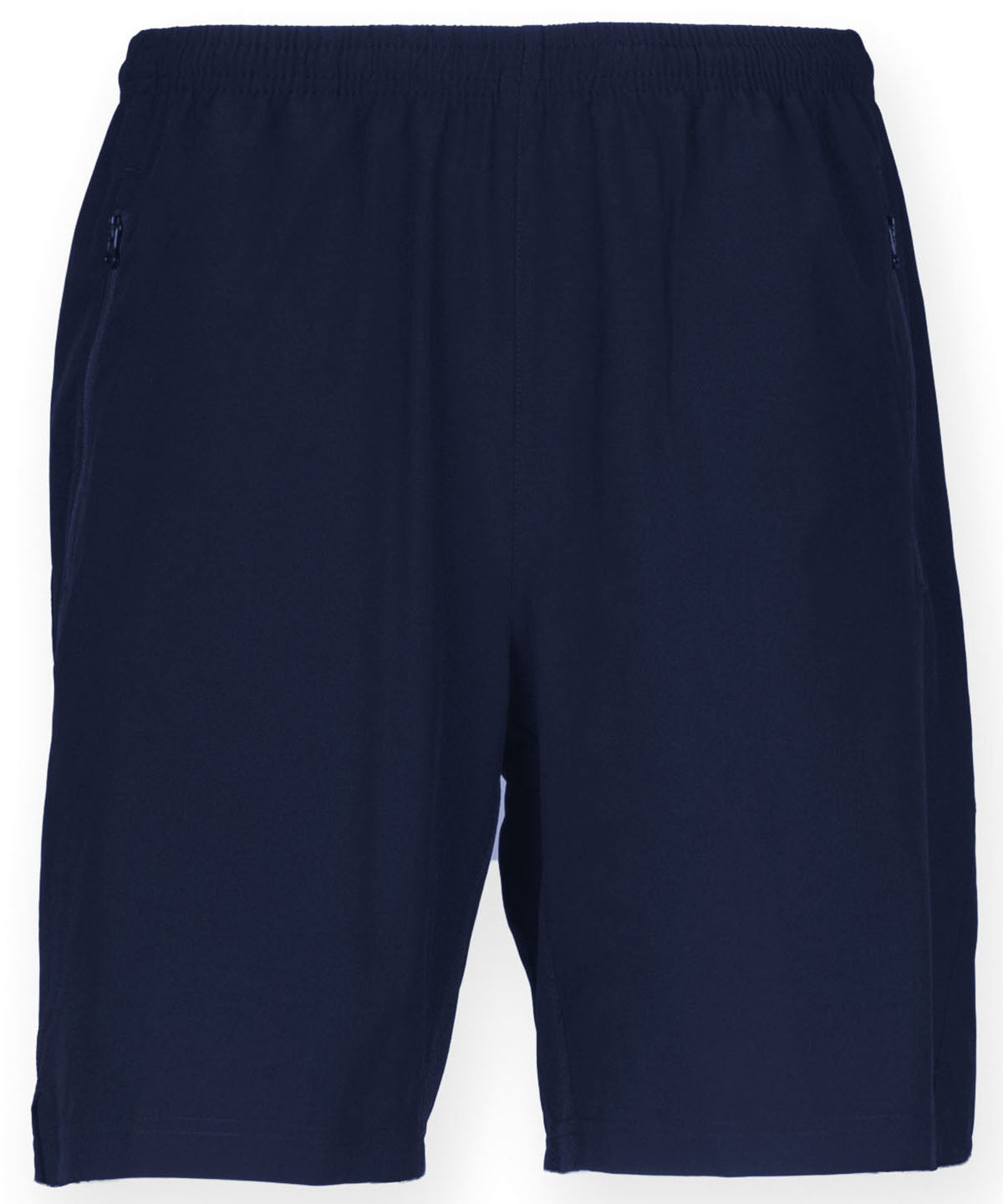 Tryck din logga på Shorts från Finden & Hales - Anpassa Pro sportshorts med stretch i färgen Marinblå för företag, föreningar och privatpersoner