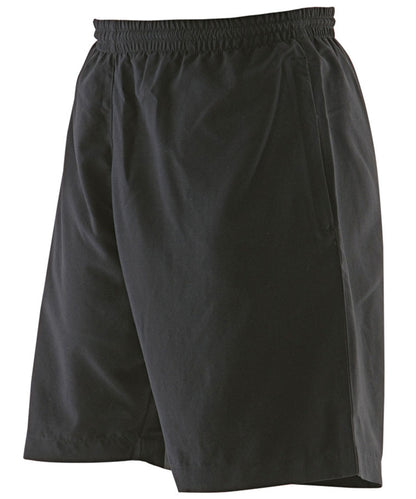 Tryck din logga på Shorts från Finden & Hales - Anpassa Shorts i mikrofiber för damer i färgen Svart för företag, föreningar och privatpersoner