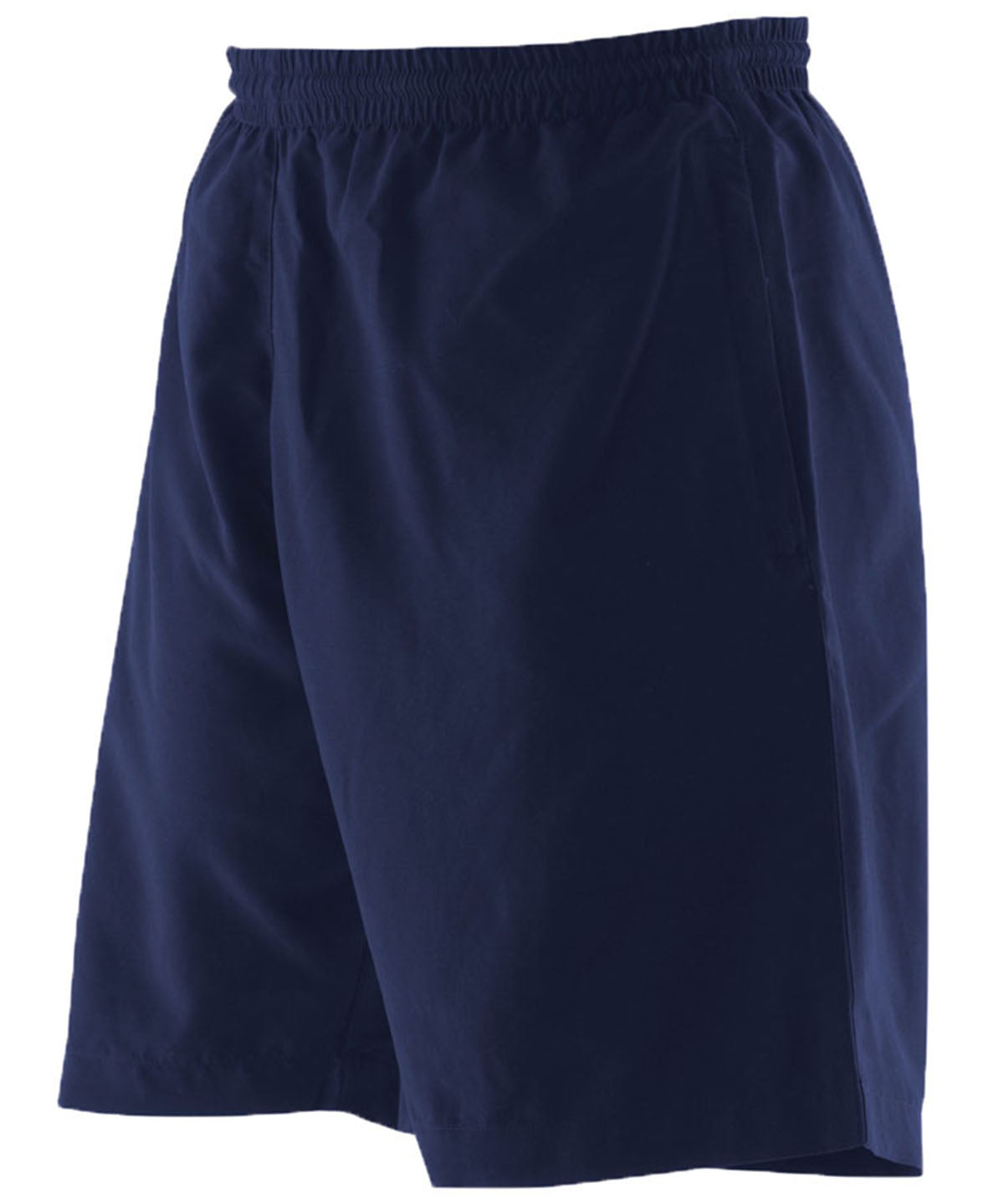 Tryck din logga på Shorts från Finden & Hales - Anpassa Shorts i mikrofiber för damer i färgen Marinblå för företag, föreningar och privatpersoner