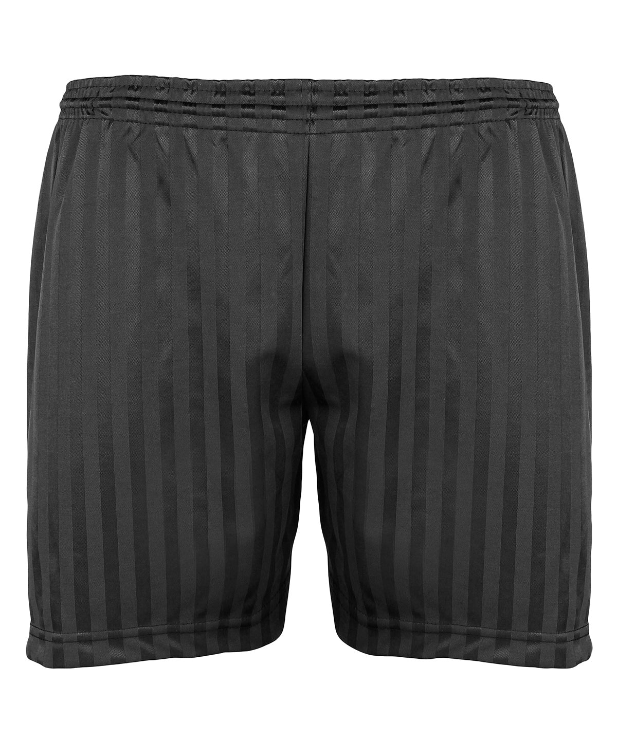 Tryck din logga på Shorts från Maddins - Anpassa Shorts med Shadow-randig design i färgen Svart för företag, föreningar och privatpersoner