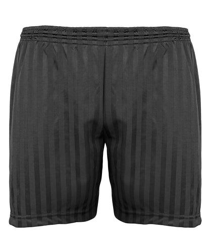 Tryck din logga på Shorts från Maddins - Anpassa Shorts med Shadow-randig design i färgen Svart för företag, föreningar och privatpersoner