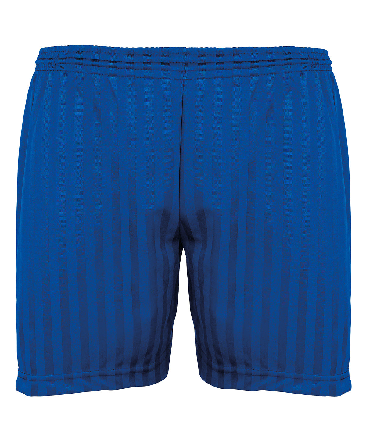 Tryck din logga på Shorts från Maddins - Anpassa Shorts med Shadow-randig design i färgen Royal 34 36" Waist för företag, föreningar och privatpersoner