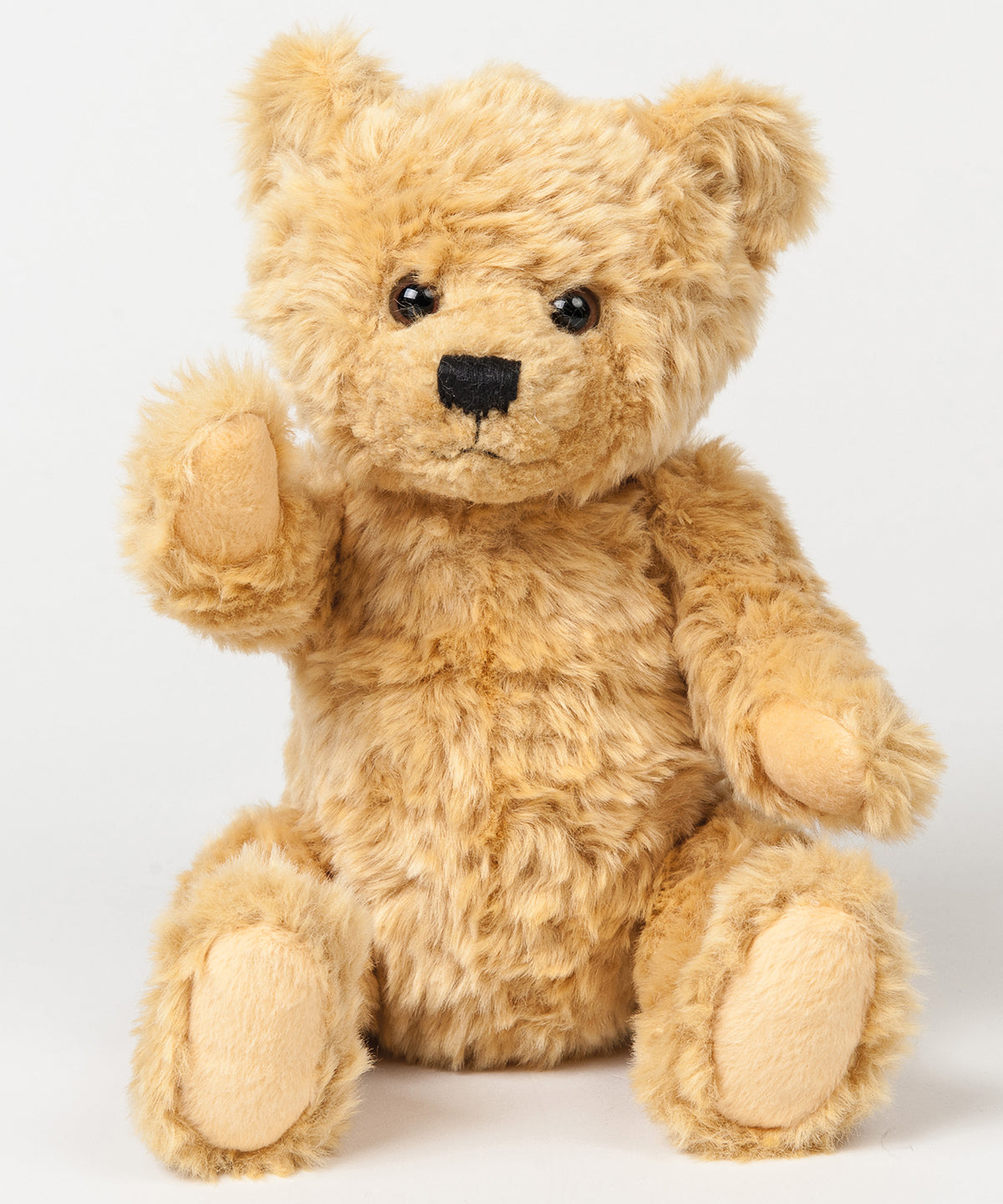 Tryck din logga på Mjukdjur från Mumbles - Anpassa Klassisk ledad teddybjörn i färgen Mellanbrun för företag, föreningar och privatpersoner