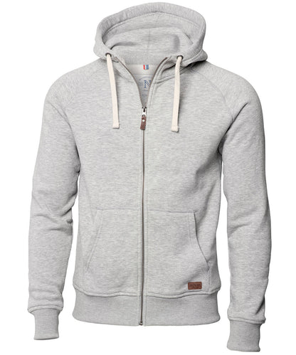 Tryck din logga på Hoodies från Nimbus - Anpassa Nimbus - Williamsburg Sweatshirt med Huva/Moderiktigt Mönster i färgen Ljunggrå för företag, föreningar och privatpersoner