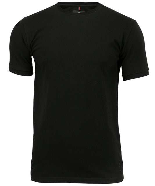 Tryck din logga på T-shirts från Nimbus - Anpassa Danbury – the piqué t-shirt -Herr i färgen Svart för företag, föreningar och privatpersoner