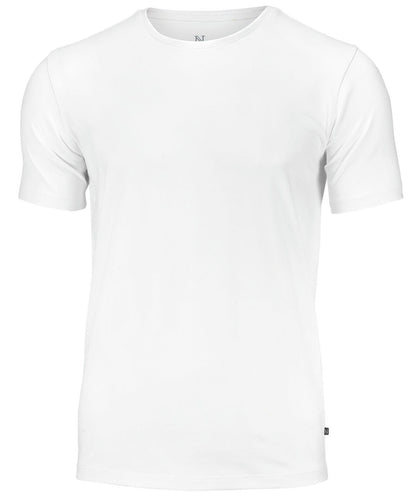 Tryck din logga på T-shirts från Nimbus - Anpassa Montauk the essential T-shirt - Herr i färgen Vit för företag, föreningar och privatpersoner