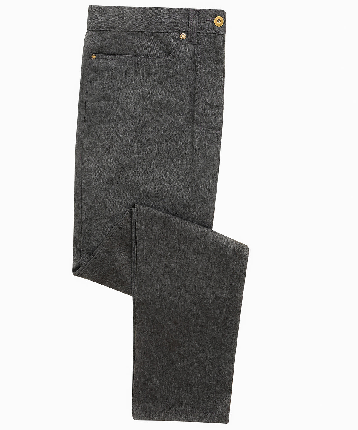 Tryck din logga på Chinos från Premier - Anpassa Performance chino jeans i färgen Mörkgrå för företag, föreningar och privatpersoner