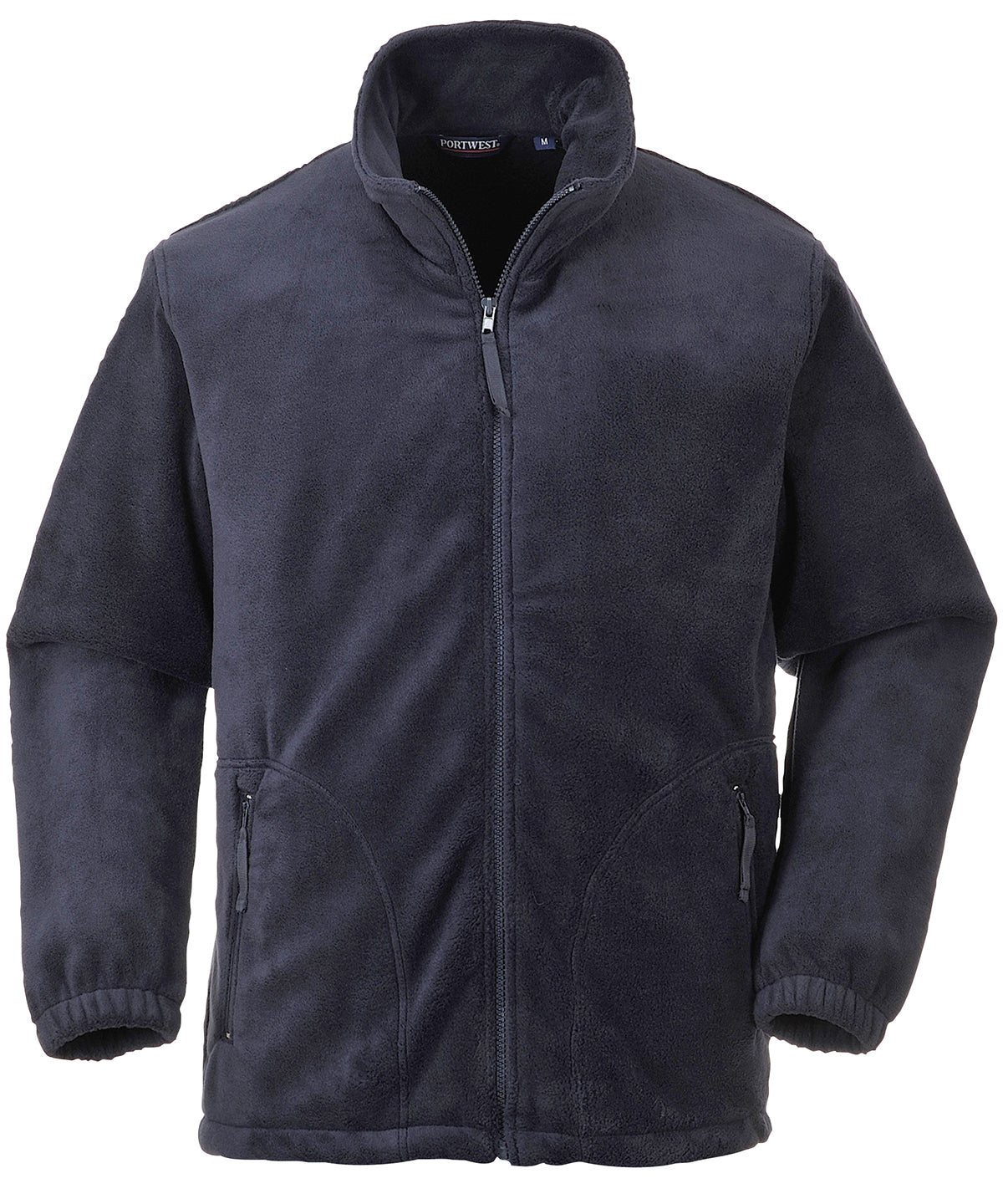 Tryck din logga på Fleece från Portwest - Anpassa Argyll tung fleece i färgen Marinblå för företag, föreningar och privatpersoner