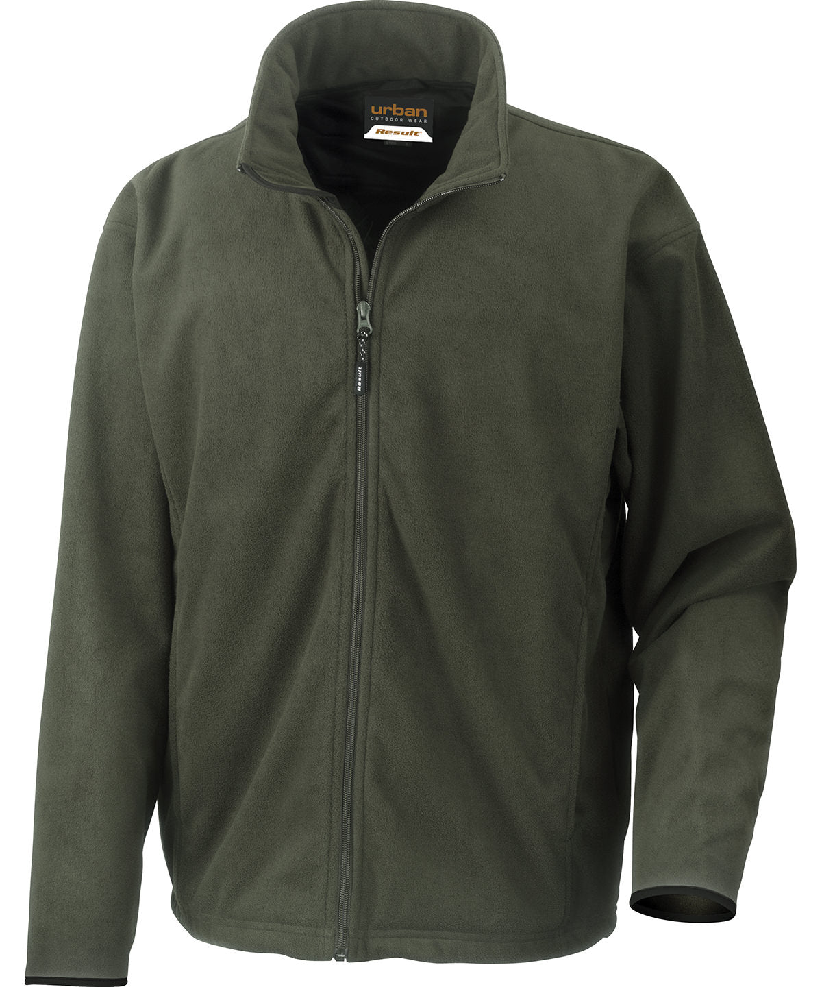 Tryck din logga på Fleece från Result Urban Outdoor - Anpassa Fleece som stoppar extrema klimat i färgen Oliv för företag, föreningar och privatpersoner