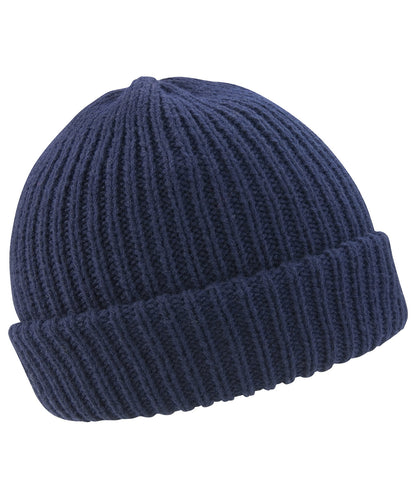 Tryck din logga på Mössor från Result Winter Essentials - Anpassa Whistler hatt i färgen Marinblå One Size för företag, föreningar och privatpersoner