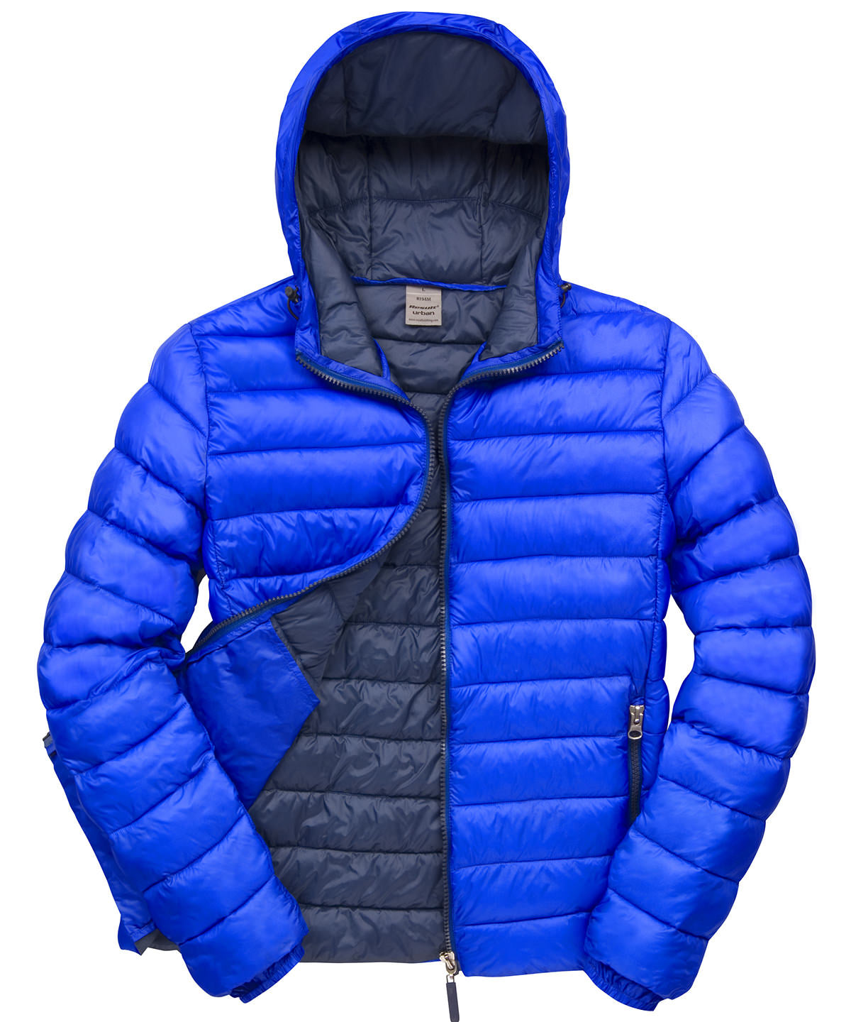 Tryck din logga på Jackor från Result Urban Outdoor - Anpassa Urban snow bird jacka med huva i färgen Royal för företag, föreningar och privatpersoner