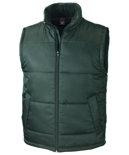 Tryck din logga på Termovästar från Result Core - Anpassa Bodywarmer i kärnmaterial i färgen Djup grön för företag, föreningar och privatpersoner