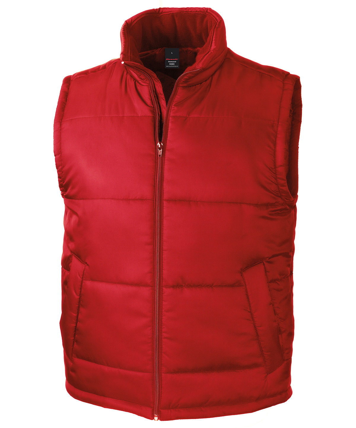 Tryck din logga på Termovästar från Result Core - Anpassa Bodywarmer i kärnmaterial i färgen Mellan röd för företag, föreningar och privatpersoner