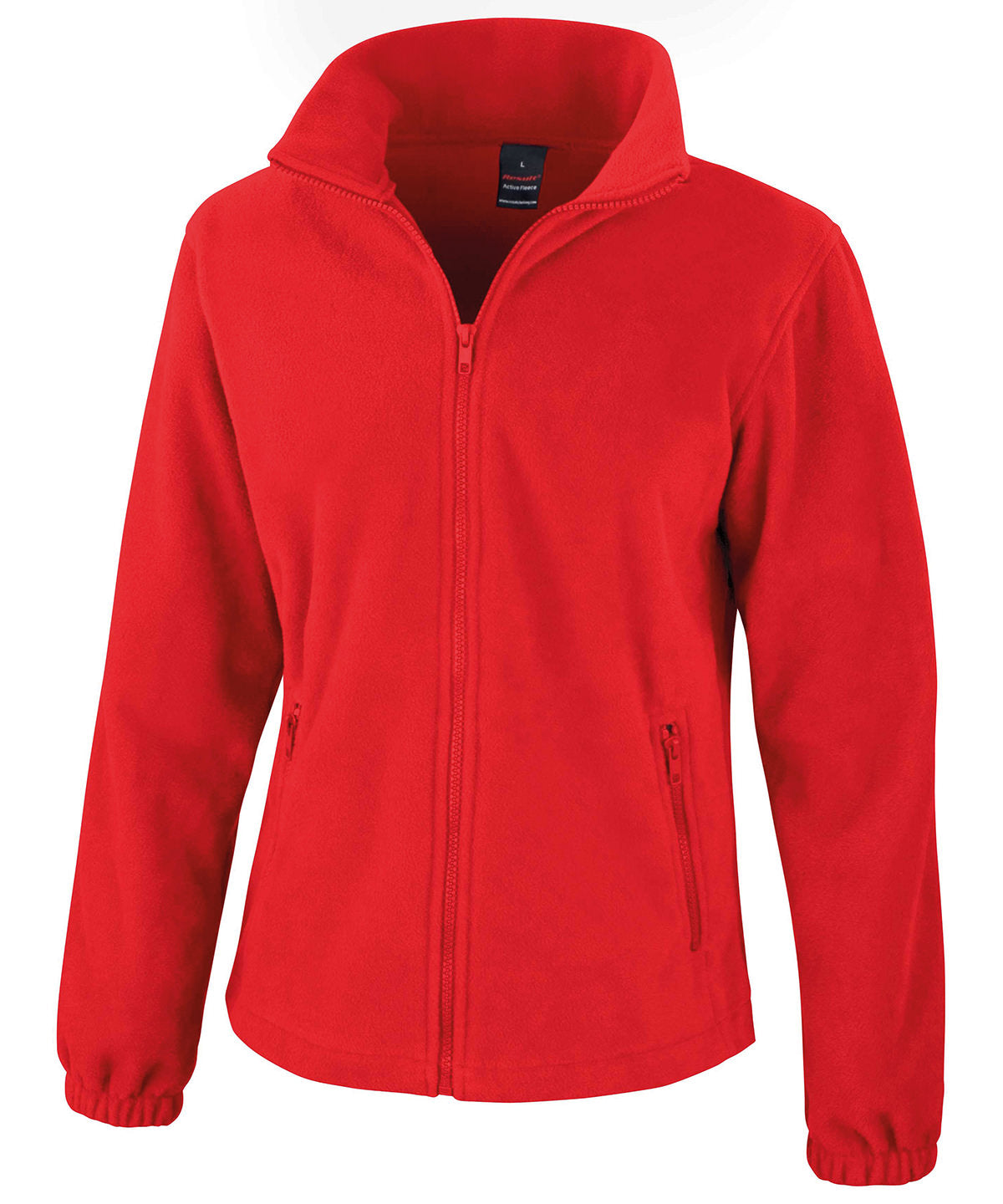 Tryck din logga på Fleece från Result Core - Anpassa Norse outdoor fleece för damer i färgen Ljusröd för företag, föreningar och privatpersoner