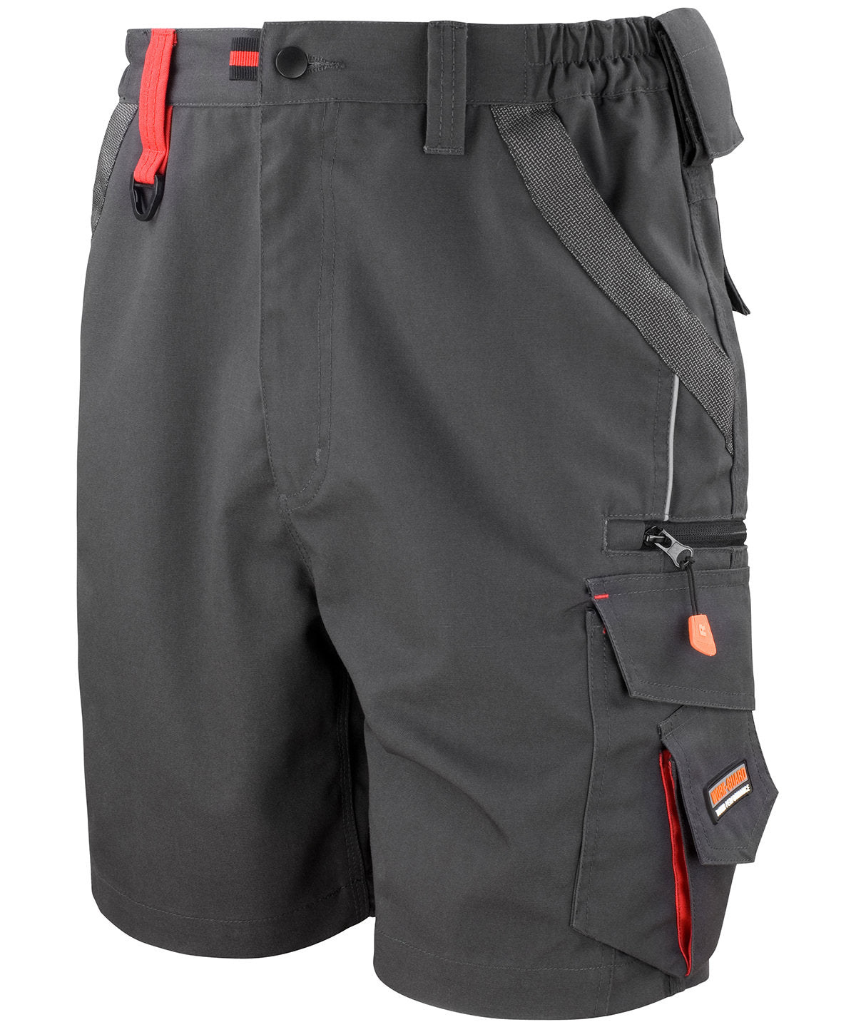 Tryck din logga på Shorts från Result Workguard - Anpassa Work-Guard tekniska shorts i färgen Mörkgrå för företag, föreningar och privatpersoner
