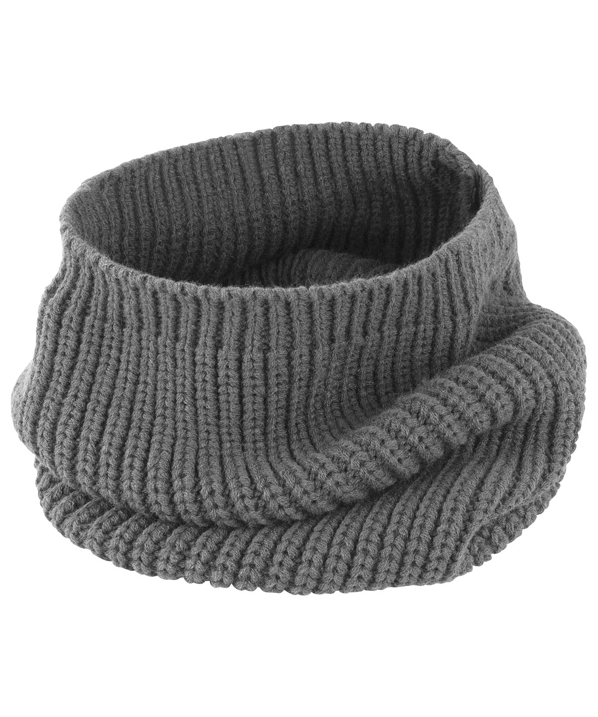Tryck din logga på Halsvärmare från Result Winter Essentials - Anpassa Whistler snodd med huva i färgen Mörkgrå One Size för företag, föreningar och privatpersoner