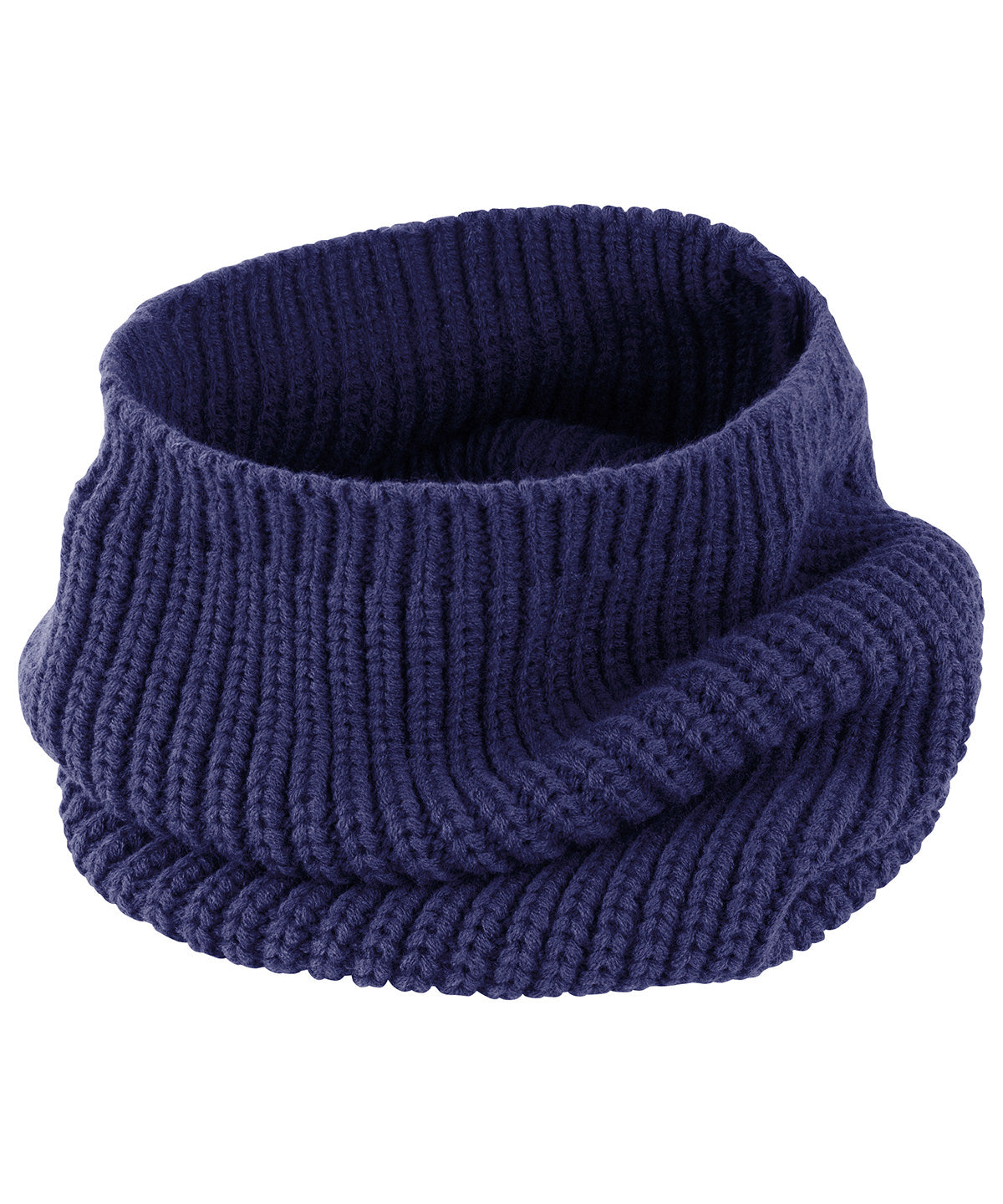 Tryck din logga på Halsvärmare från Result Winter Essentials - Anpassa Whistler snodd med huva i färgen Marinblå One Size för företag, föreningar och privatpersoner