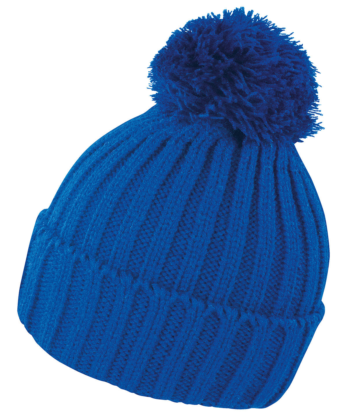 Tryck din logga på Mössor från Result Winter Essentials - Anpassa HDI quest stickad mössa i färgen Royal One Size för företag, föreningar och privatpersoner