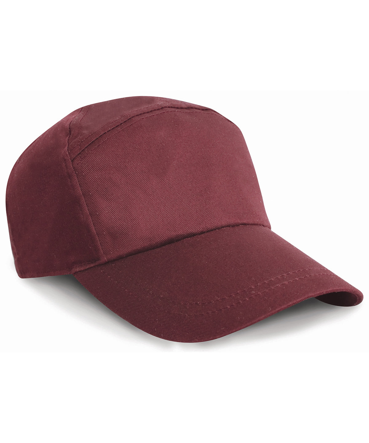 Tryck din logga på Kepsar från Result Headwear - Anpassa 7-panel reklamkeps i färgen Burgundy One Size för företag, föreningar och privatpersoner