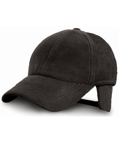 Tryck din logga på Hattar från Result Winter Essentials - Anpassa Polartherm mössa i färgen Svart One Size för företag, föreningar och privatpersoner