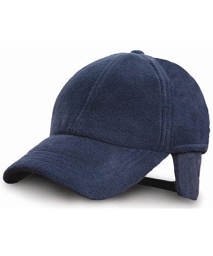 Tryck din logga på Hattar från Result Winter Essentials - Anpassa Polartherm mössa i färgen Marinblå One Size för företag, föreningar och privatpersoner