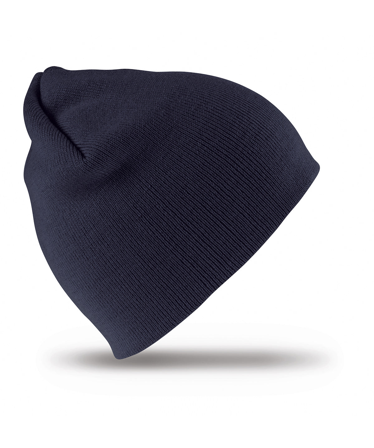 Tryck din logga på Mössor från Result Winter Essentials - Anpassa Mössa i akryl med mjuk känsla som dras på i färgen Marinblå One Size för företag, föreningar och privatpersoner