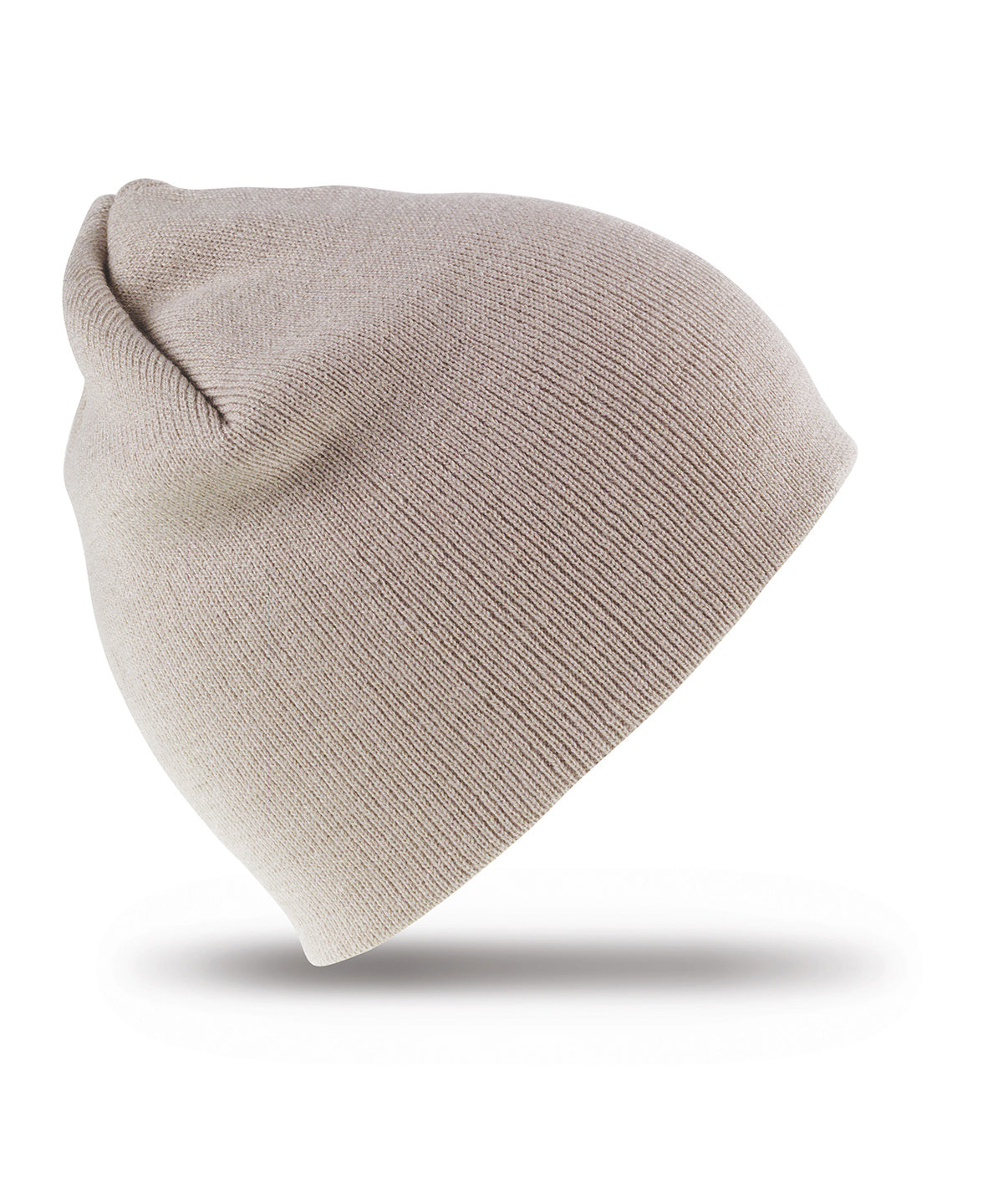 Tryck din logga på Mössor från Result Winter Essentials - Anpassa Mössa i akryl med mjuk känsla som dras på i färgen Naturligt One Size för företag, föreningar och privatpersoner