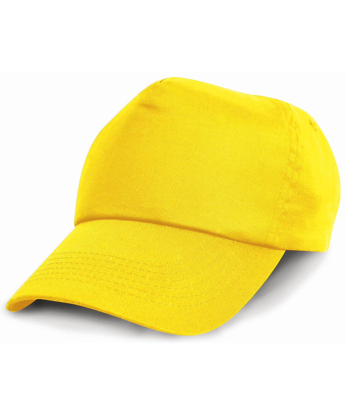 Tryck din logga på Kepsar från Result Headwear - Anpassa Junior keps i bomull i färgen Mellan gul One Size för företag, föreningar och privatpersoner