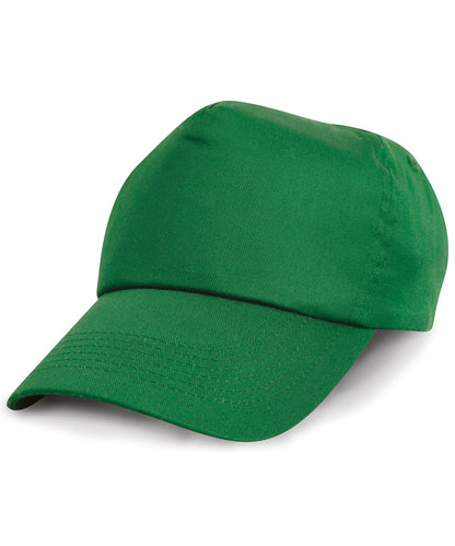 Tryck din logga på Kepsar från Result Headwear - Anpassa Keps i bomull i färgen Mellan grön One Size för företag, föreningar och privatpersoner