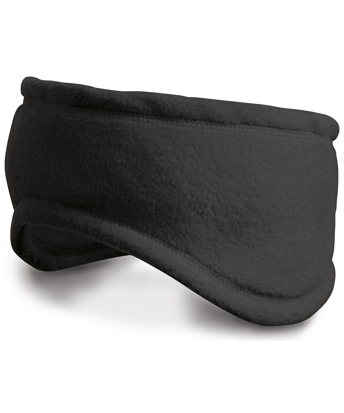 Tryck din logga på Pannband från Result Winter Essentials - Anpassa Polartherm pannband i färgen Svart för företag, föreningar och privatpersoner