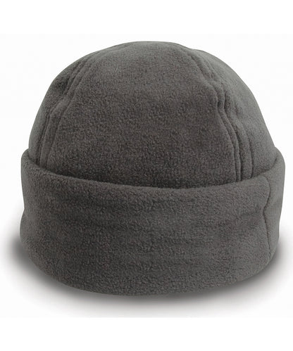 Tryck din logga på Mössor från Result Winter Essentials - Anpassa Polartherm skidbobmössa i färgen Mörkgrå för företag, föreningar och privatpersoner