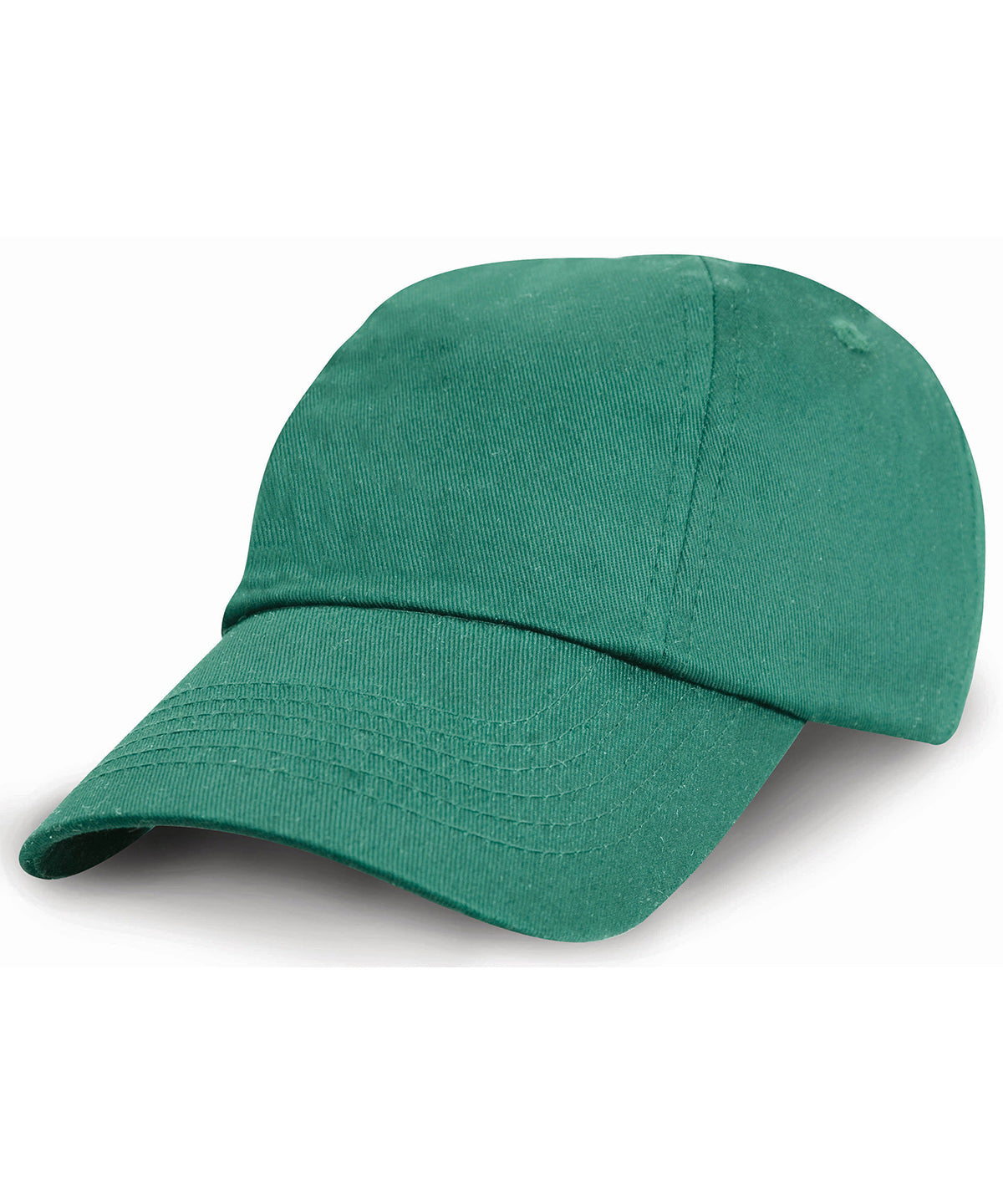 Tryck din logga på Kepsar från Result Headwear - Anpassa Junior lågprofilerad bomullsmössa i färgen Mellan grön One Size för företag, föreningar och privatpersoner