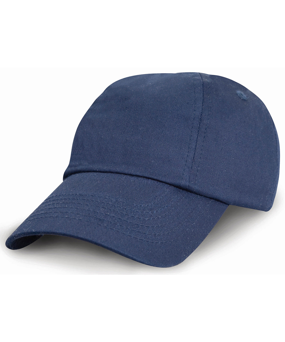 Tryck din logga på Kepsar från Result Headwear - Anpassa Junior lågprofilerad bomullsmössa i färgen Marinblå One Size för företag, föreningar och privatpersoner