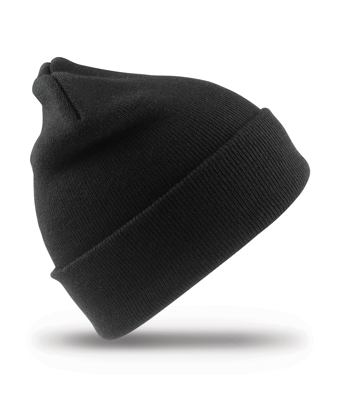 Tryck din logga på Mössor från Result Winter Essentials - Anpassa Ullig skidmössa för barn i färgen Svart One Size för företag, föreningar och privatpersoner