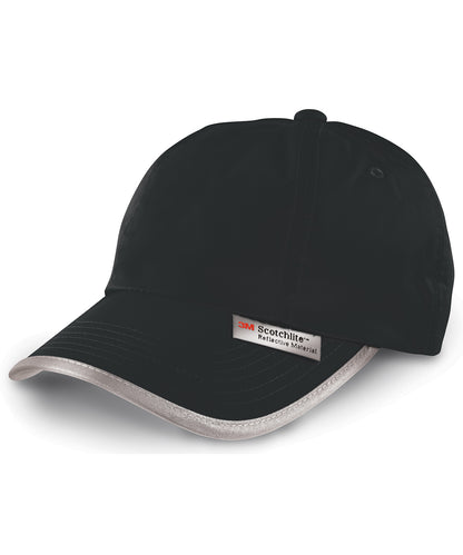 Tryck din logga på Kepsar från Result Headwear - Anpassa Keps med hög synlighet i färgen Svart One Size för företag, föreningar och privatpersoner