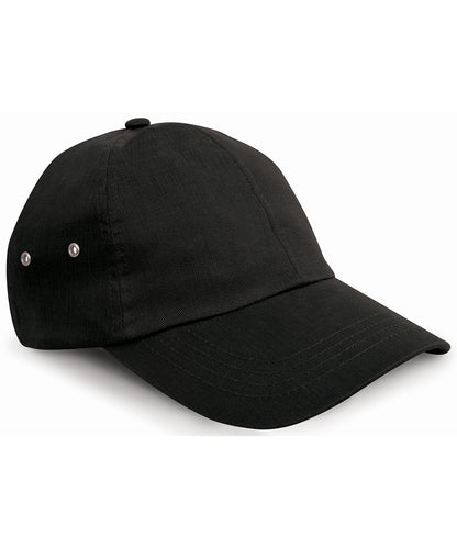 Tryck din logga på Kepsar från Result Headwear - Anpassa Mössa i plysch i färgen Svart One Size för företag, föreningar och privatpersoner