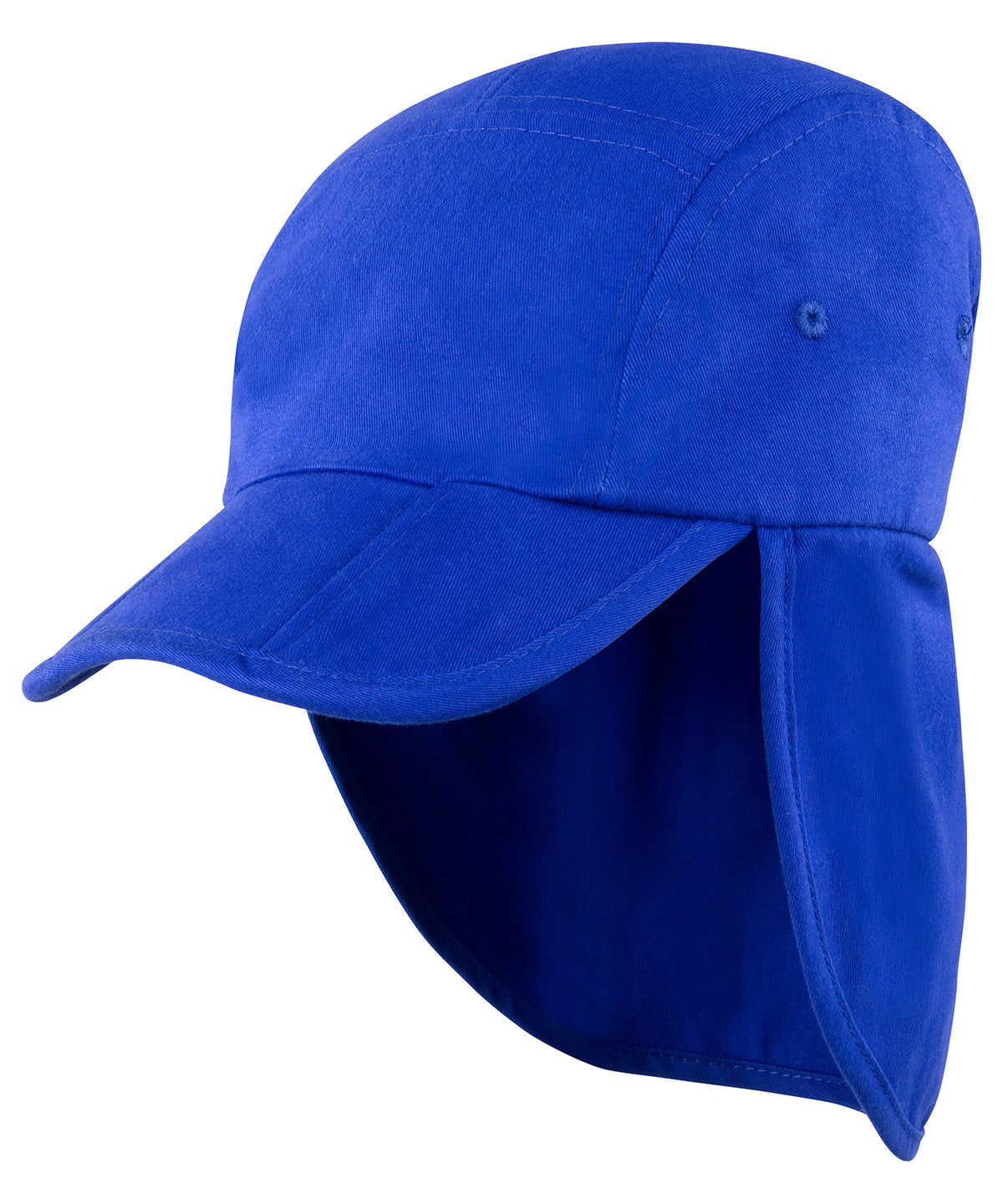 Tryck din logga på Kepsar från Result Headwear - Anpassa Junior hopfällbar legionärsmössa i färgen Royal One Size för företag, föreningar och privatpersoner