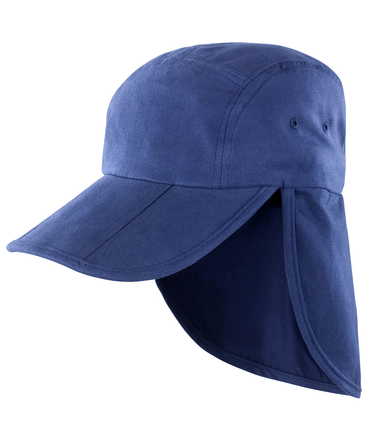Tryck din logga på Kepsar från Result Headwear - Anpassa Uppfällbar legionärsmössa i färgen Royal One Size för företag, föreningar och privatpersoner