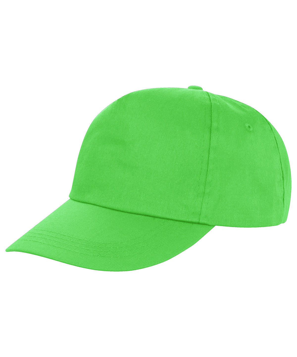 Tryck din logga på Kepsar från Result Headwear - Anpassa Houston 5-panel tryckerihatt i färgen Lime One Size för företag, föreningar och privatpersoner