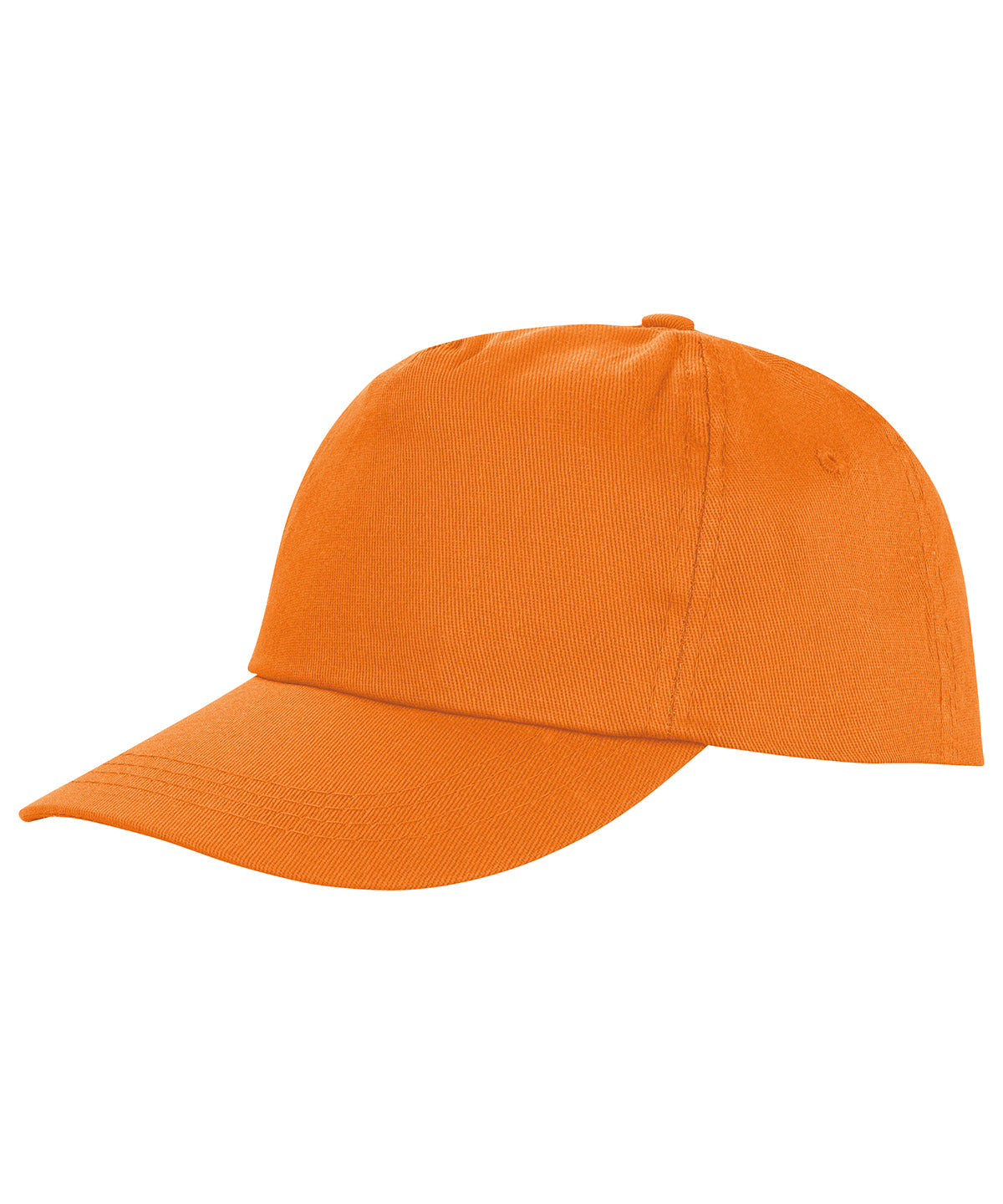 Tryck din logga på Kepsar från Result Headwear - Anpassa Houston 5-panel tryckerihatt i färgen Mellan Orange One Size för företag, föreningar och privatpersoner