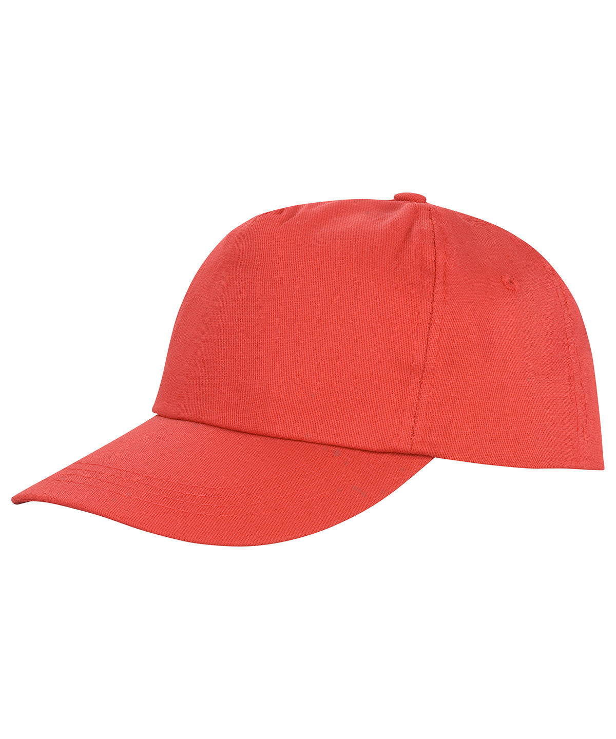 Tryck din logga på Kepsar från Result Headwear - Anpassa Houston 5-panel tryckerihatt i färgen Mellan röd One Size för företag, föreningar och privatpersoner