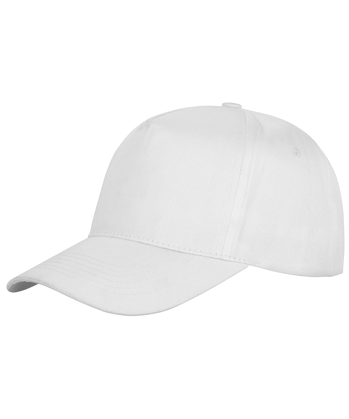 Tryck din logga på Kepsar från Result Headwear - Anpassa Houston 5-panel tryckerihatt i färgen Vit One Size för företag, föreningar och privatpersoner