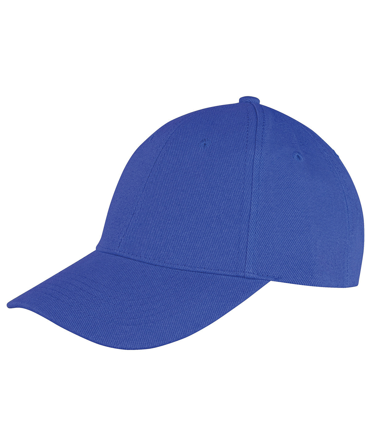 Tryck din logga på Kepsar från Result Headwear - Anpassa Memphis 6-panel lågprofilkeps i borstad bomull i färgen Royal One Size för företag, föreningar och privatpersoner