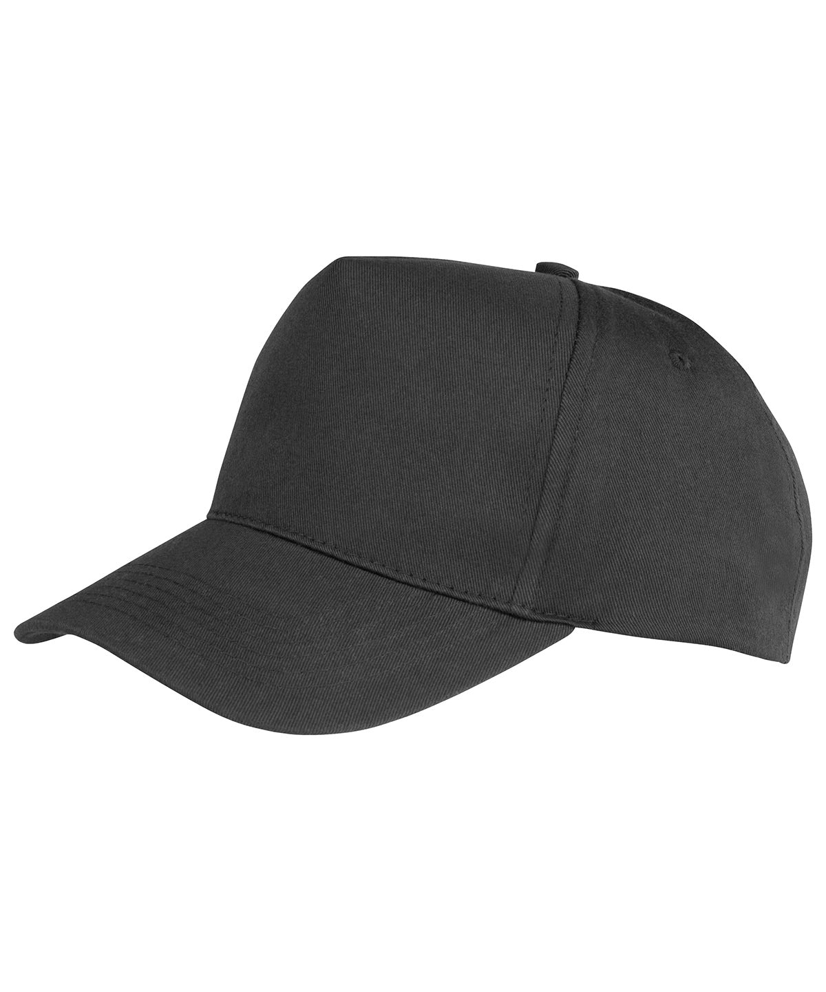 Tryck din logga på Kepsar från Result Headwear - Anpassa Boston junior 65/35 polycotton keps i färgen Svart One Size för företag, föreningar och privatpersoner
