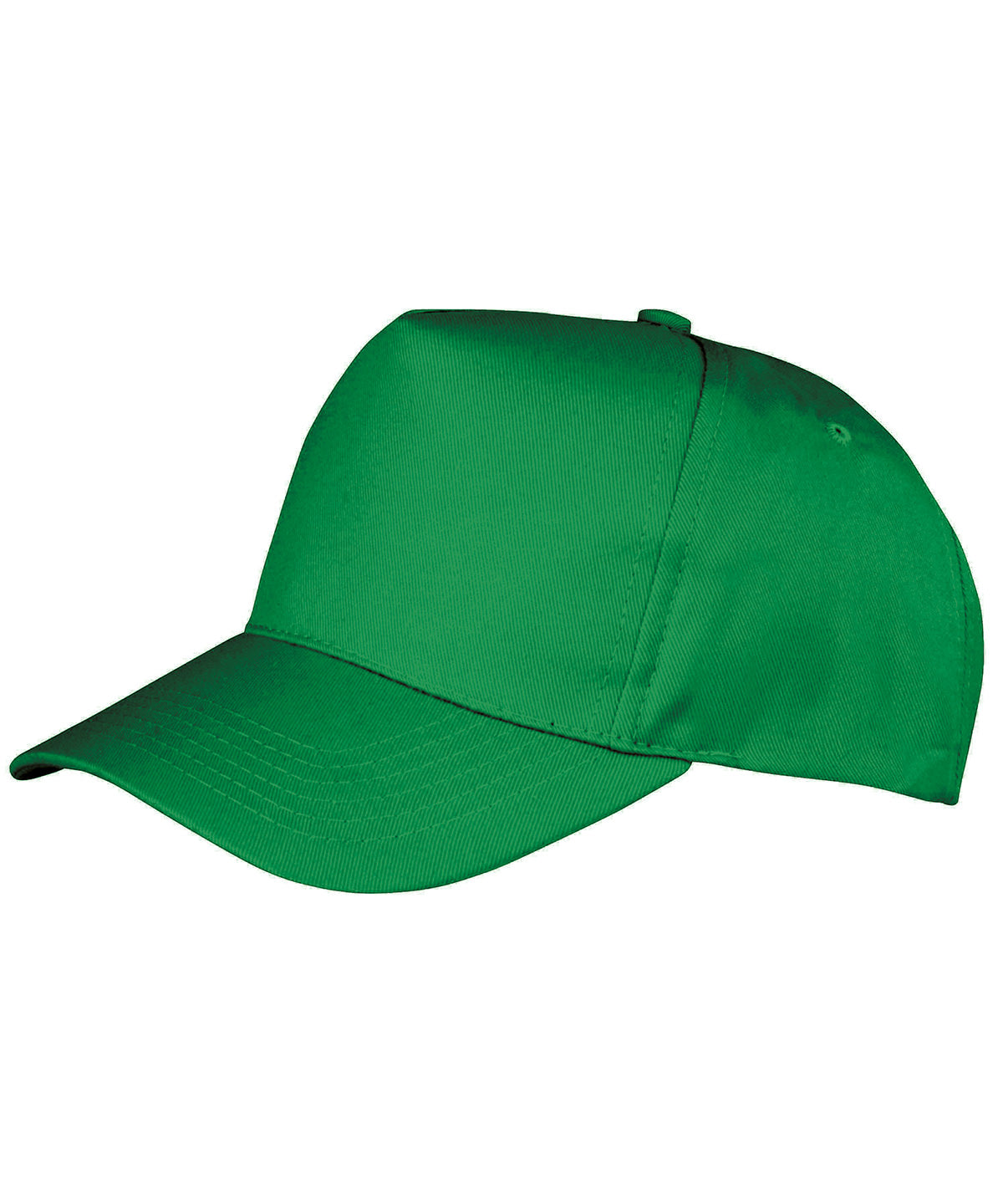 Tryck din logga på Kepsar från Result Headwear - Anpassa Boston junior 65/35 polycotton keps i färgen Mellan grön One Size för företag, föreningar och privatpersoner